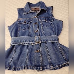 Vintage EXP Denim Vest by Express Jeans